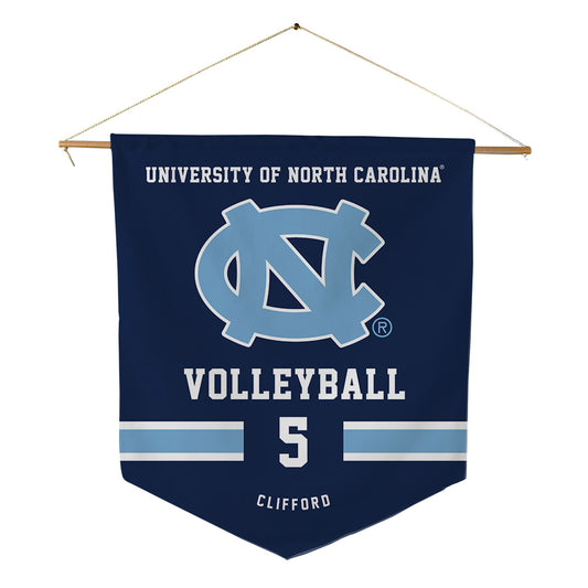 UNC - NCAA Women's Volleyball : Meghan Clifford - Pennant - 18" x 21"-0
