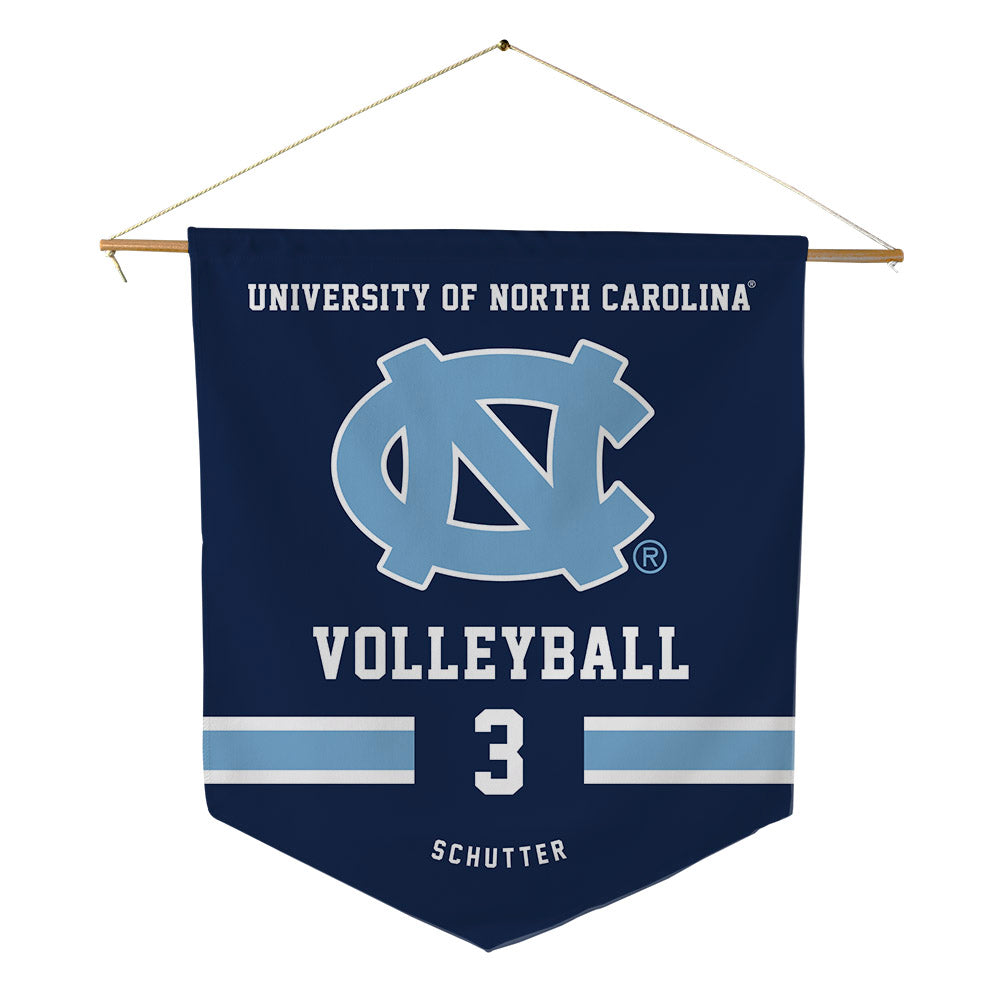 UNC - NCAA Women's Volleyball : Lauren Schutter - Pennant - 18" x 21"-0