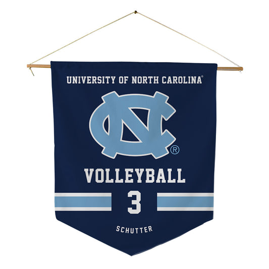 UNC - NCAA Women's Volleyball : Lauren Schutter - Pennant - 18" x 21"-0