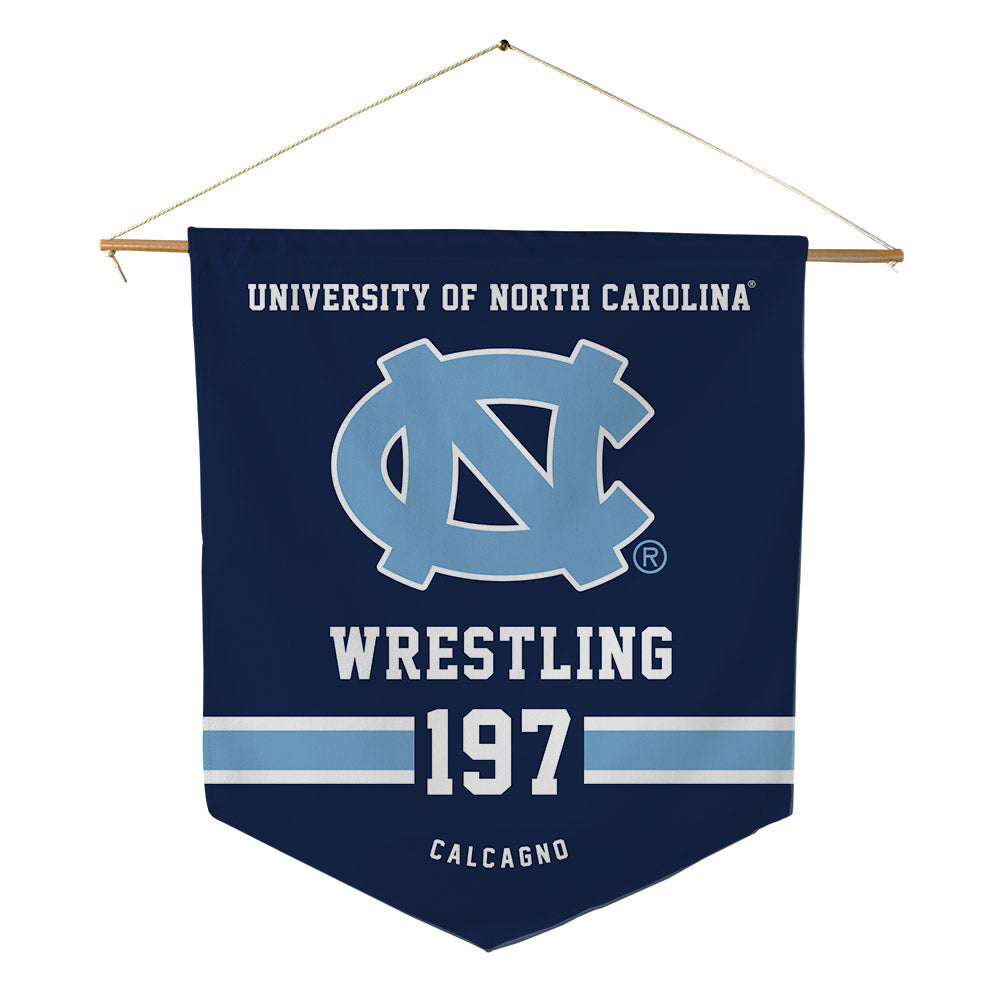 UNC - NCAA Wrestling : Mikey Calcagno - Pennant - 18" x 21"-0