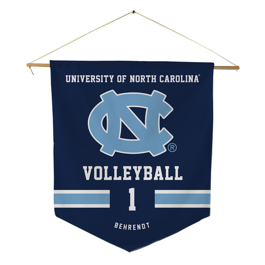 UNC - NCAA Women's Volleyball : Zoe Behrendt - Pennant - 18" x 21"-0