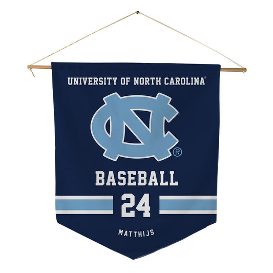 UNC - NCAA Baseball : Matthew Matthijs - Pennant - 18" x 21"-0