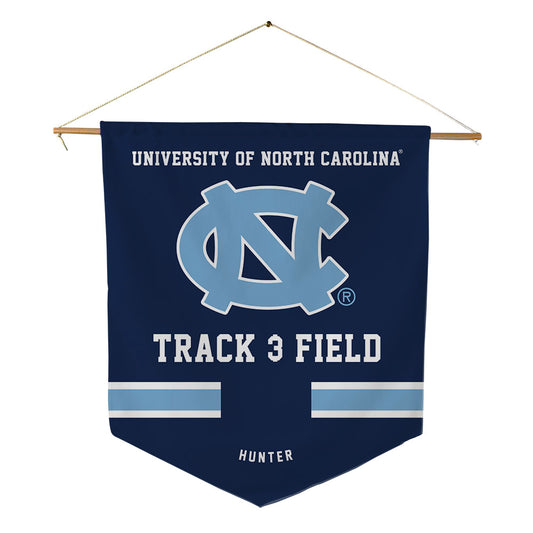 UNC - NCAA Men's Track & Field : Abaas Hunter - Pennant - 18" x 21"-0