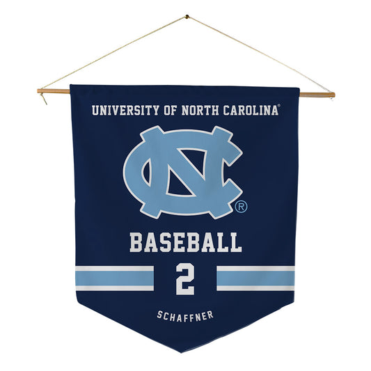 UNC - NCAA Baseball : Jake Schaffner - Pennant - 18" x 21"-0