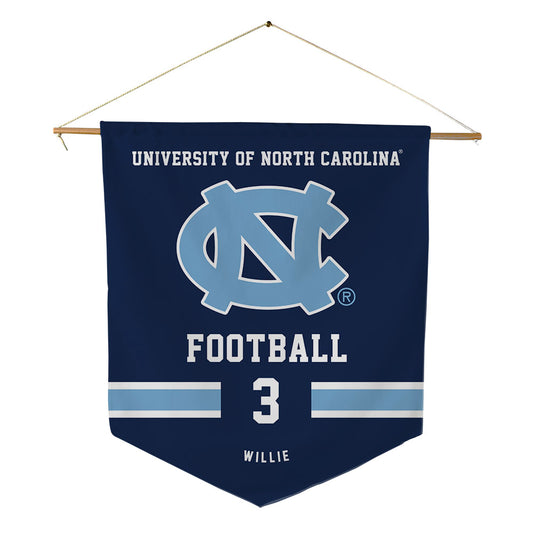 UNC - NCAA Football : Ade Willie - Pennant - 18" x 21"-0