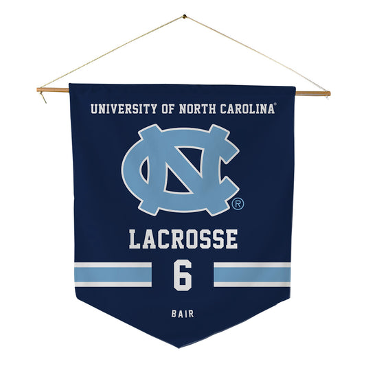 UNC - NCAA Men's Lacrosse : Luke Bair - Pennant - 18" x 21"-0
