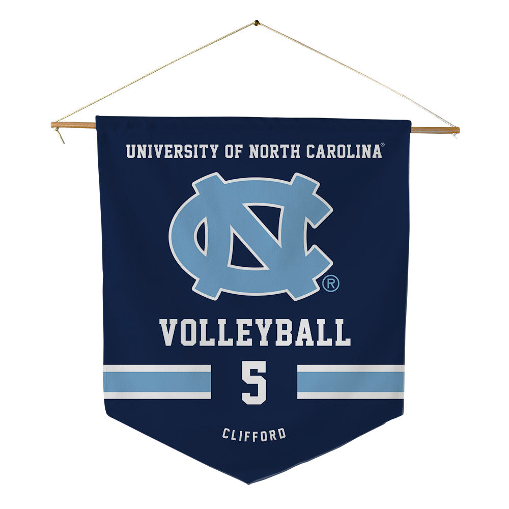 UNC - NCAA Women's Volleyball : Meghan Clifford - Pennant - 18" x 21"-0
