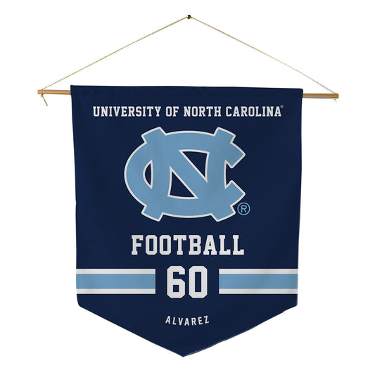 UNC - NCAA Football : Cristian Alvarez - Pennant - 18" x 21"-0