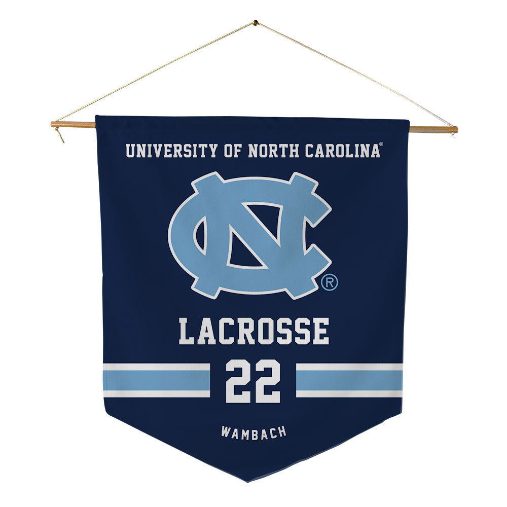 UNC - NCAA Men's Lacrosse : Brady Wambach - Pennant - 18" x 21"-0