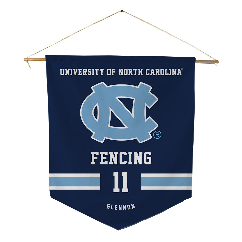UNC - NCAA Men's Fencing : Sebastian Glennon - Pennant - 18" x 21"-0