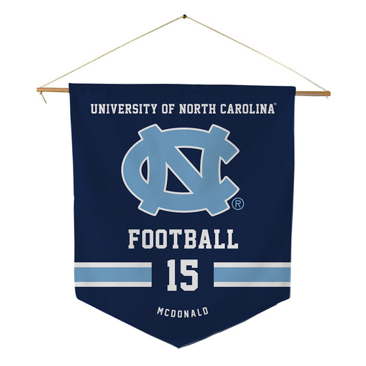 UNC - NCAA Football : Derek McDonald - Pennant - 18" x 21"-0