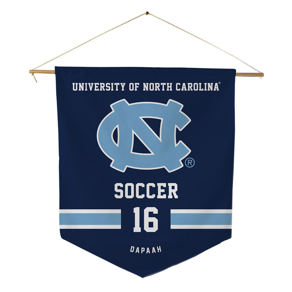 UNC - NCAA Men's Soccer : Evans Dapaah - Pennant - 18" x 21"-0