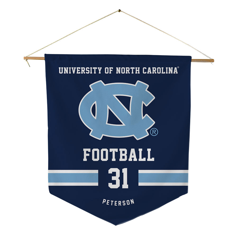 UNC - NCAA Football : Julian Peterson - Pennant - 18" x 21"-0