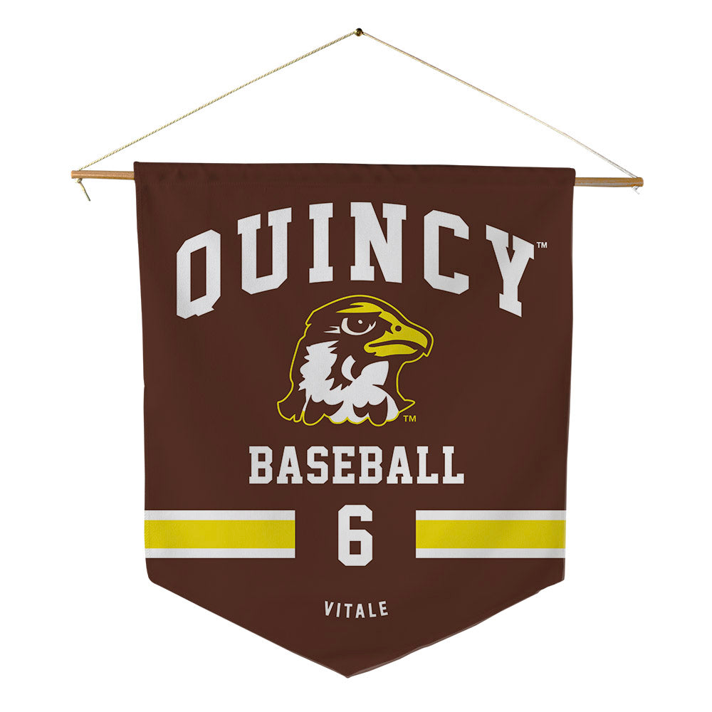 Quincy - NCAA Baseball : Jake Vitale - Pennant - 18" x 21"-0