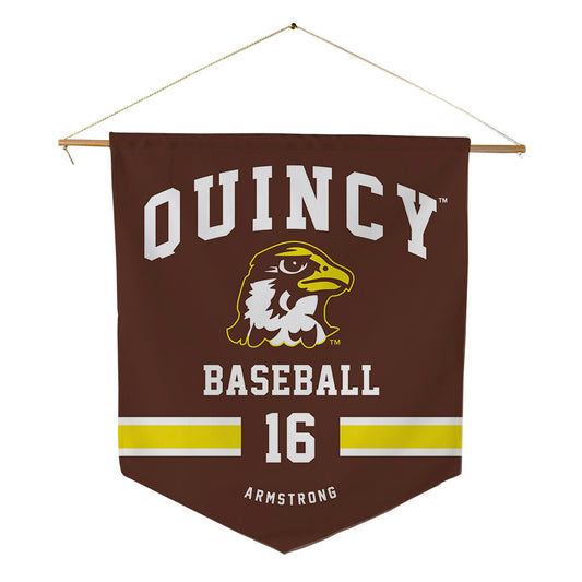 Quincy - NCAA Baseball : Cam Armstrong - Pennant - 18" x 21"-0