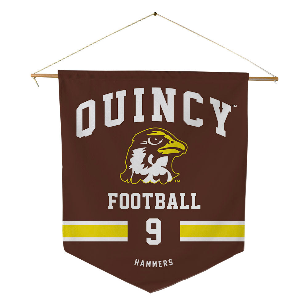 Quincy - NCAA Football : Tykell Hammers - Pennant - 18" x 21"-0