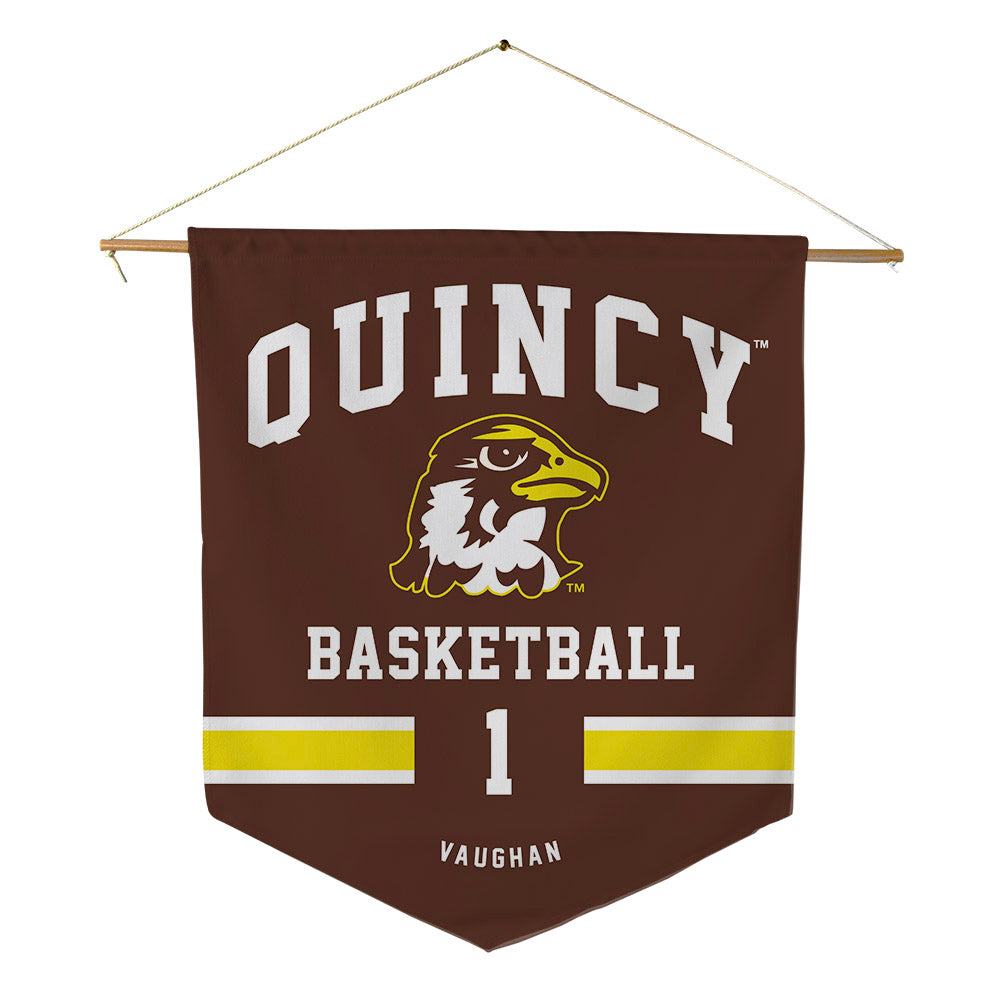 Quincy - NCAA Women's Basketball : Alivia Vaughan - Pennant - 18" x 21"-0