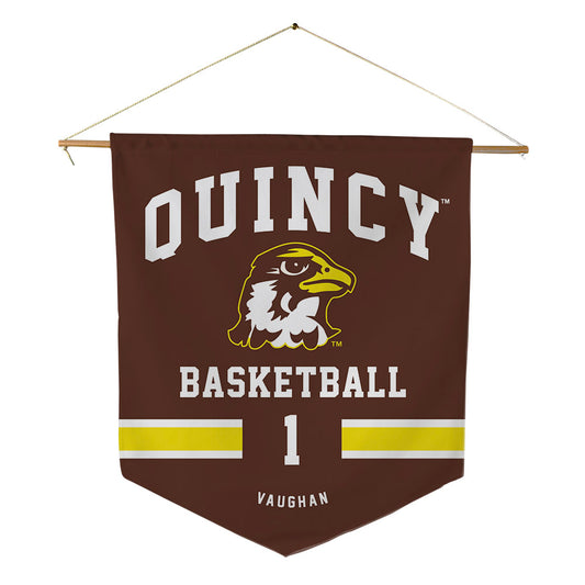 Quincy - NCAA Women's Basketball : Alivia Vaughan - Pennant - 18" x 21"-0
