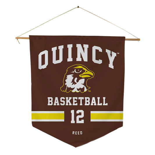 Quincy - NCAA Women's Basketball : Reagan Reed - Pennant - 18" x 21"-0
