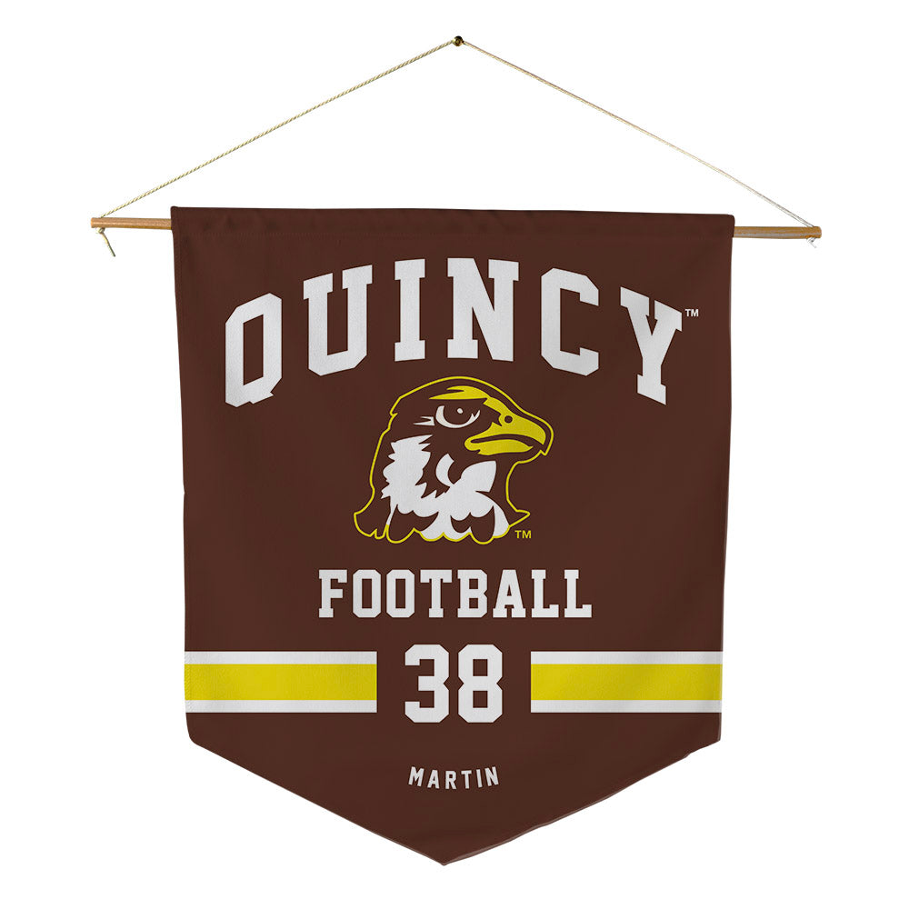 Quincy - NCAA Football : Chase Martin - Pennant - 18" x 21"-0
