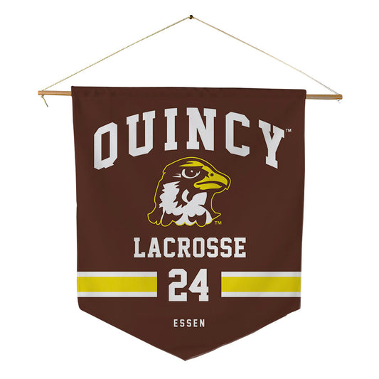 Quincy - NCAA Men's Lacrosse : Jameson Essen - Pennant - 18" x 21"-0