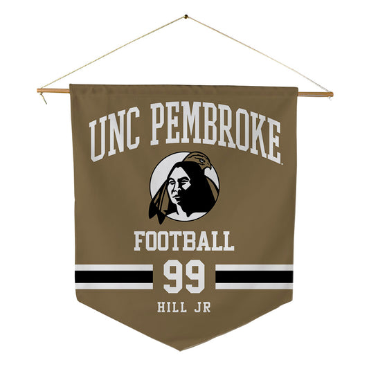 UNC Pembroke - NCAA Football : Andre Hill Jr - Pennant - 18" x 21"-0