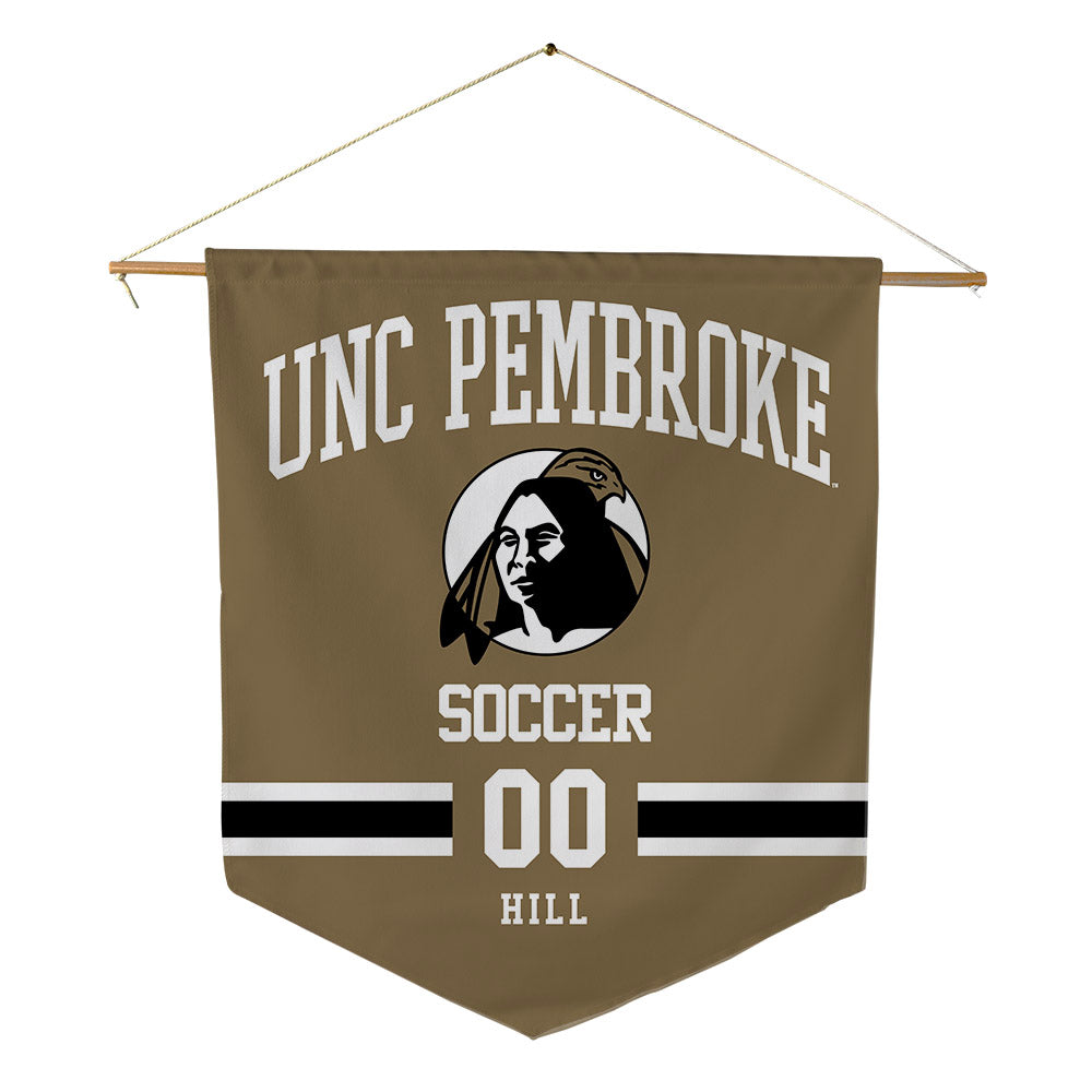 UNC Pembroke - NCAA Women's Soccer : Piper Hill - Pennant - 18" x 21"-0