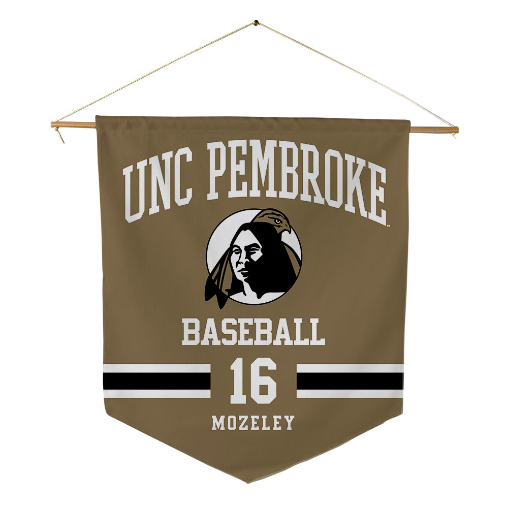 UNC Pembroke - NCAA Baseball : Mason Mozeley - Pennant - 18" x 21"-0