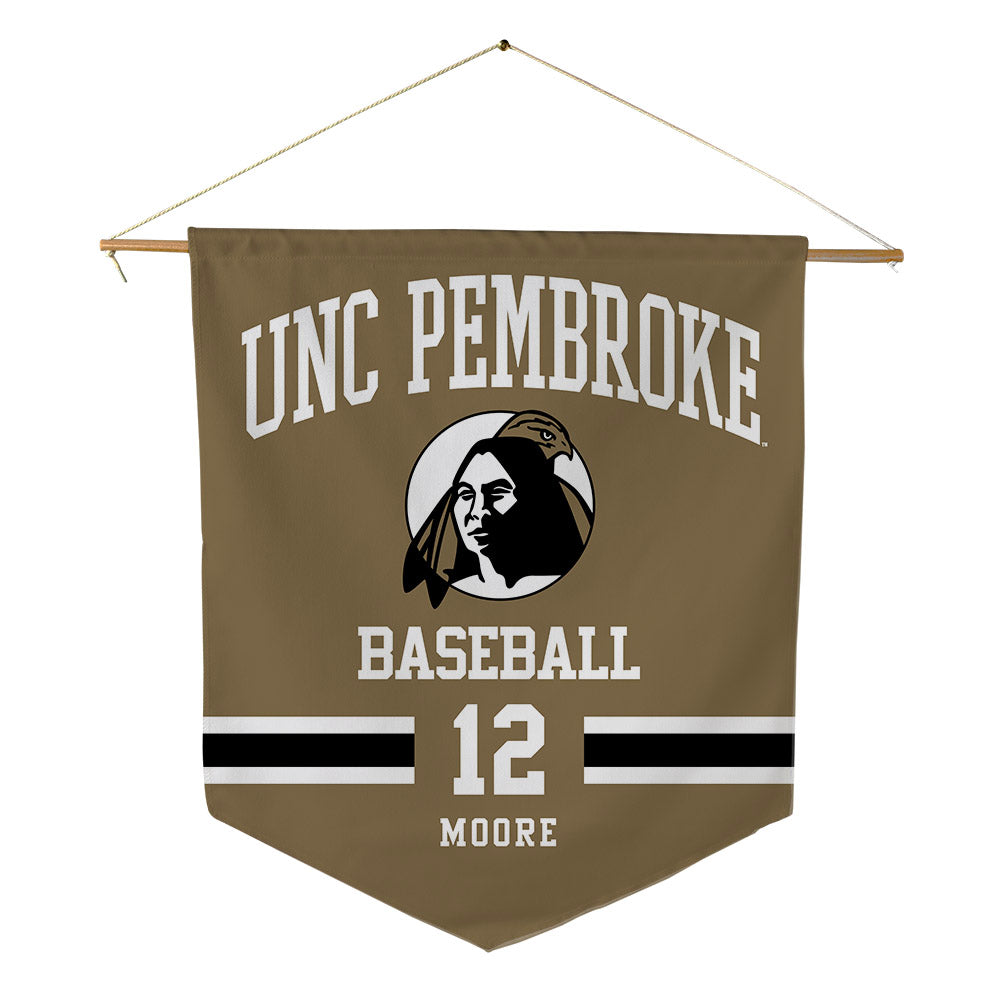 UNC Pembroke - NCAA Baseball : Seth Moore - Pennant - 18" x 21"-0