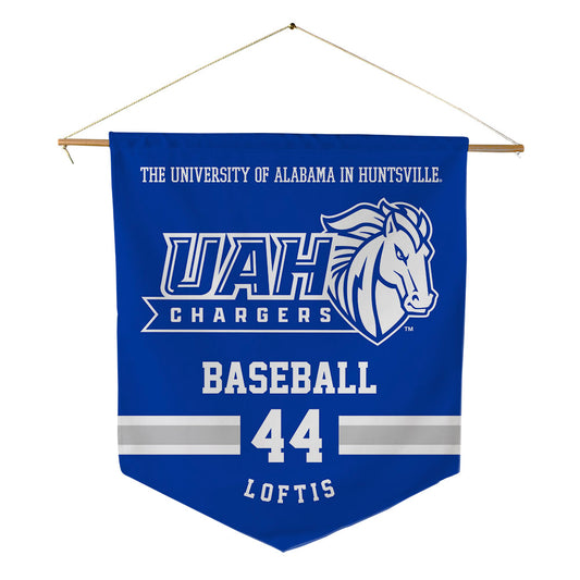 UAH - NCAA Baseball : Cole Loftis - Pennant - 18" x 21"-0