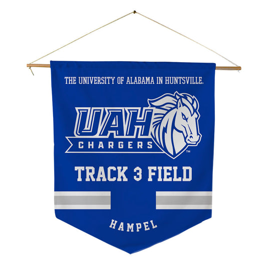 UAH - NCAA Women's Track & Field : Grace Hampel - Pennant - 18" x 21"-0