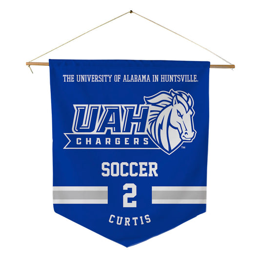 UAH - NCAA Women's Soccer : Chelsey Curtis - Pennant - 18" x 21"-0
