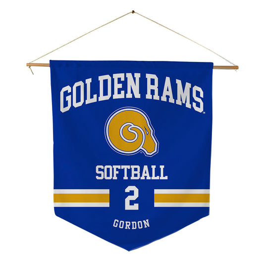 Albany State - NCAA Softball : Kye Gordon - Pennant - 18" x 21"-0