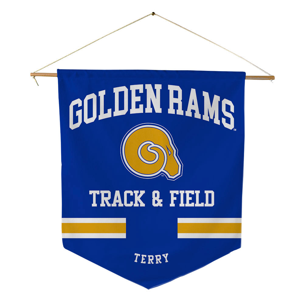 Albany State - NCAA Men's Track & Field : Jashaun Terry - Pennant - 18" x 21"-0