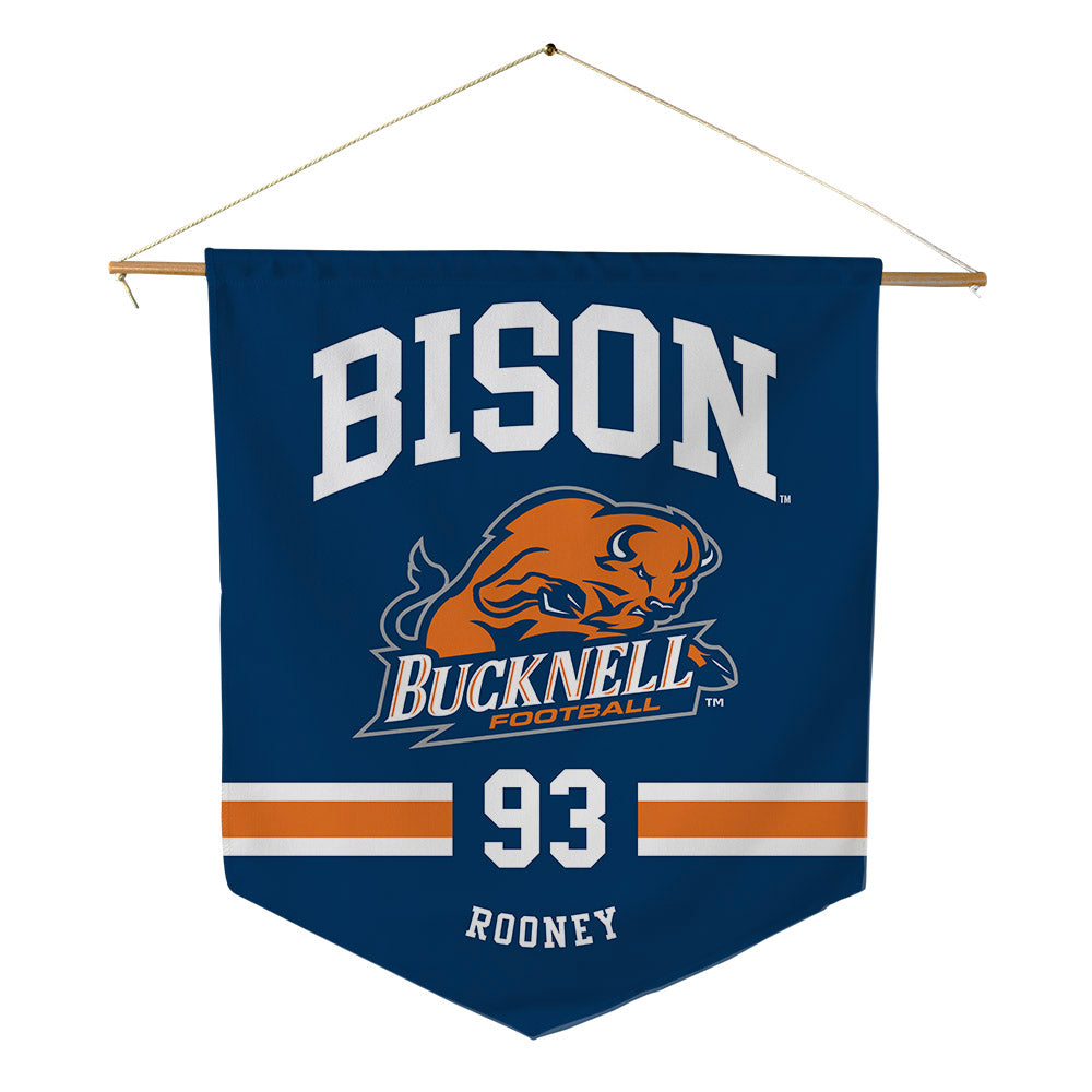 Bucknell - NCAA Football : Liam Rooney - Pennant - 18" x 21"-0