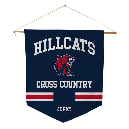 RSU - NCAA Men's Cross Country : Tanner Jenks - Pennant - 18" x 21"-0