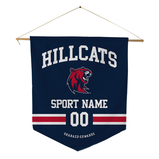 RSU - NCAA Men's Soccer : Kenzo Shabazz-Edwards - Pennant - 18" x 21"-0