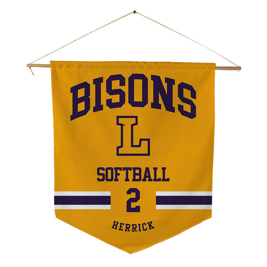 Lipscomb - NCAA Softball : Taylor Herrick - Pennant - 18" x 21"-0