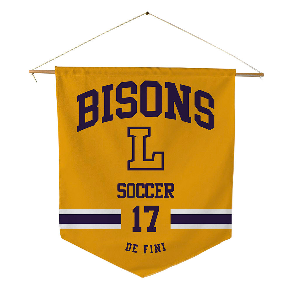 Lipscomb - NCAA Women's Soccer : London De Fini - Pennant - 18" x 21"-0
