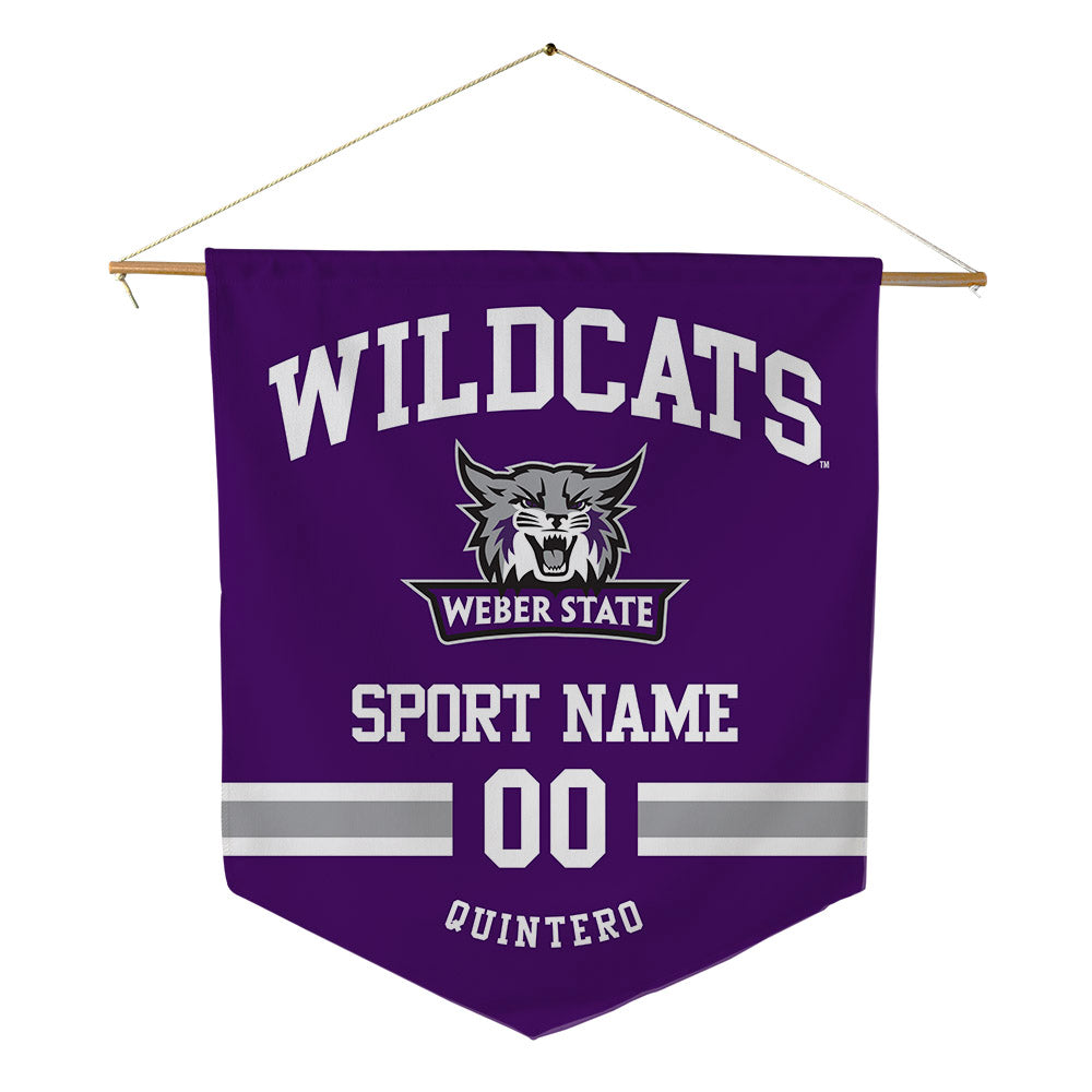 Weber - NCAA Softball : McKenzie Quintero - Pennant - 18" x 21"-0