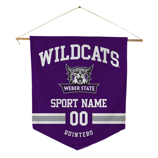 Weber - NCAA Softball : McKenzie Quintero - Pennant - 18" x 21"-0