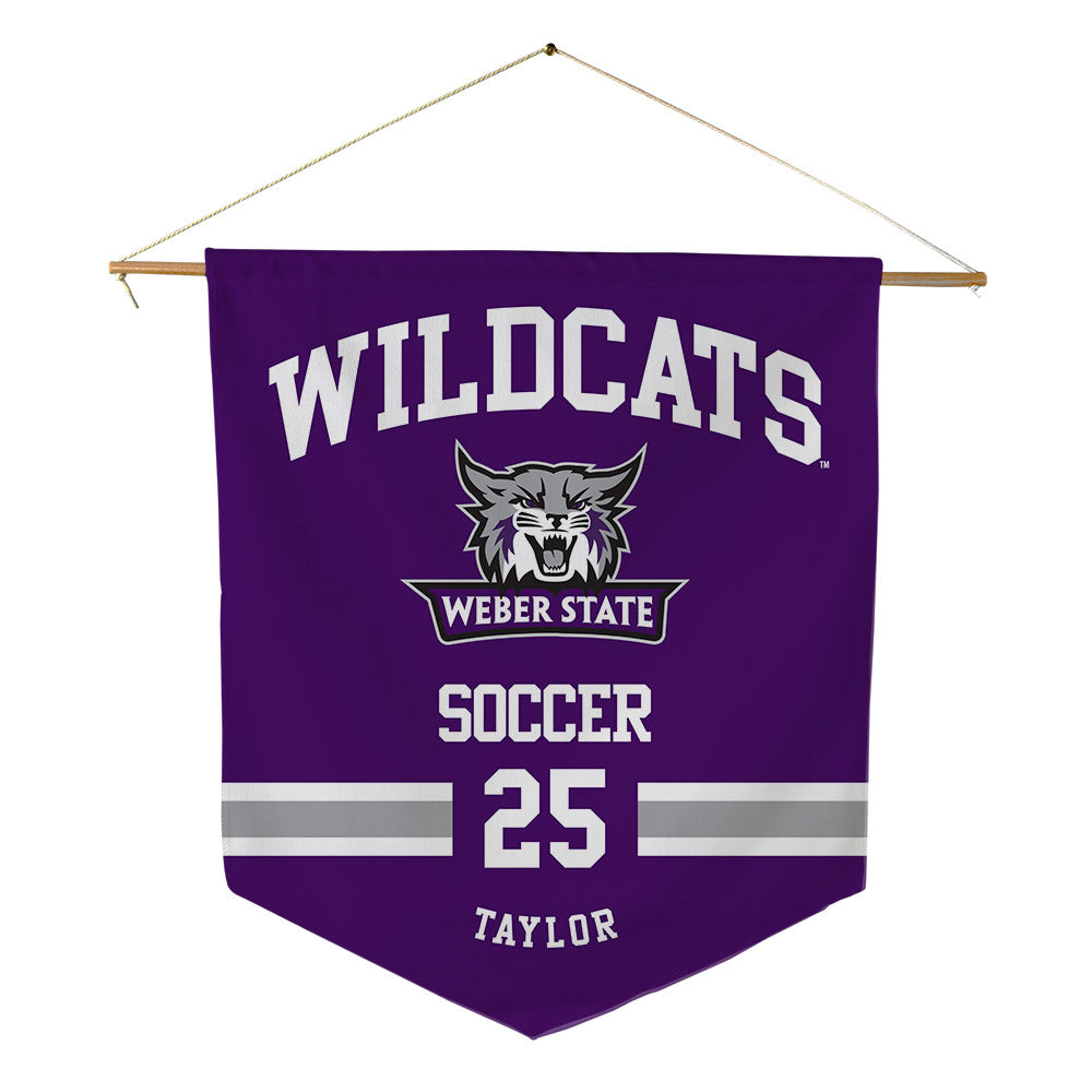 Weber - NCAA Women's Soccer : McKenzie Taylor - Pennant - 18" x 21"-0