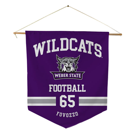 Weber - NCAA Football : Nicholas Fovozzo - Pennant - 18" x 21"-0