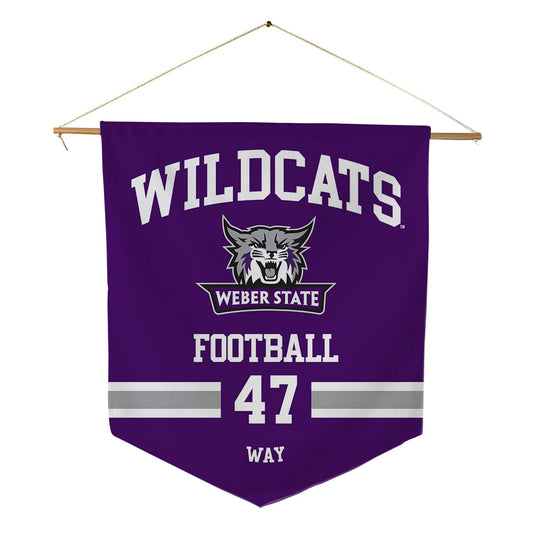 Weber - NCAA Football : Henry Way - Pennant - 18" x 21"-0