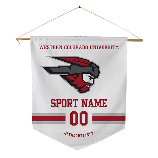 Western - NCAA Skiing : Isaac HeshCoreSteez - Pennant - 18" x 21"-0