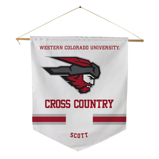 Western - NCAA Men's Cross Country : Robert Scott - Pennant - 18" x 21"-0