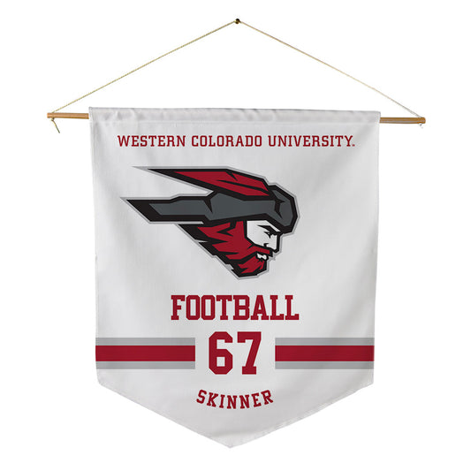 Western - NCAA Football : Brayden Skinner - Pennant - 18" x 21"-0