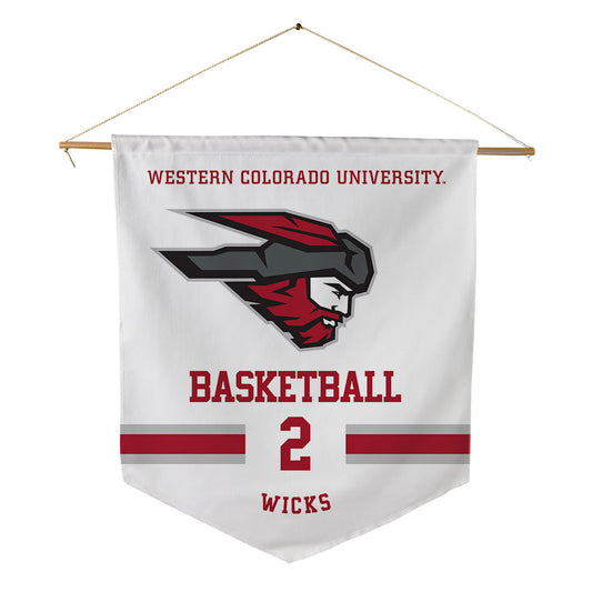 Western - NCAA Women's Basketball : Micah Wicks - Pennant - 18" x 21"-0