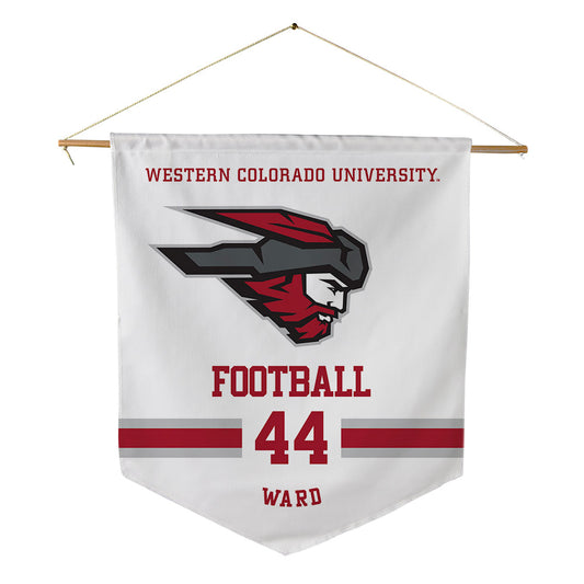Western - NCAA Football : Jack Ward - Pennant - 18" x 21"-0