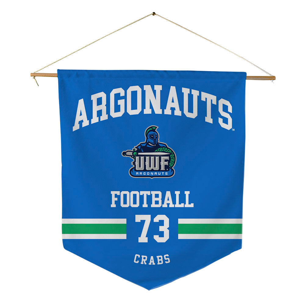 UWF - NCAA Football : Logan Crabs - Pennant - 18" x 21"-0